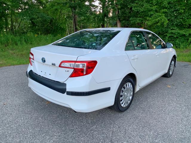 4T1BD1FK2CU009285 - 2012 TOYOTA CAMRY HYBR WHITE photo 4