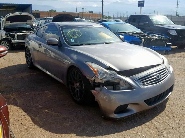 JNKCV64E68M110237 - 2008 INFINITI G37 BASE GRAY photo 1