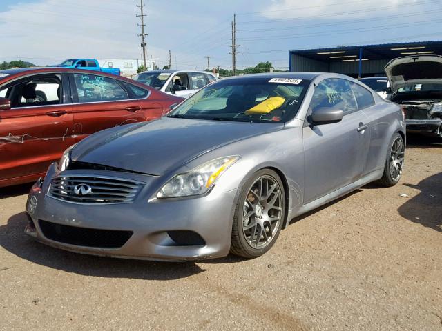 JNKCV64E68M110237 - 2008 INFINITI G37 BASE GRAY photo 2