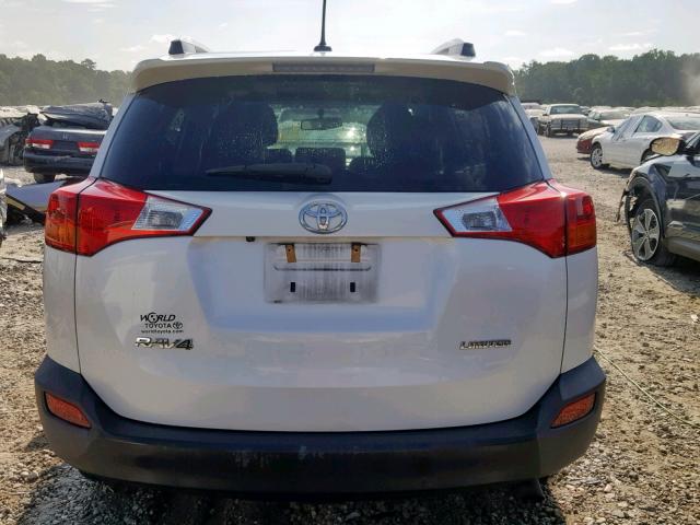 2T3YFREV4EW093733 - 2014 TOYOTA RAV4 LIMIT WHITE photo 9