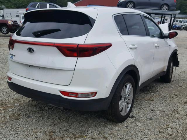 KNDPMCAC7J7329476 - 2018 KIA SPORTAGE L WHITE photo 4