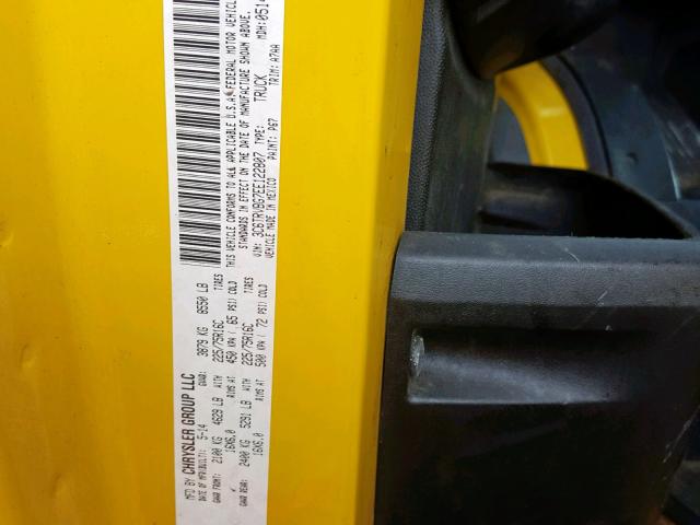 3C6TRVBG7EE122807 - 2014 RAM PROMASTER 黄色 照片 10