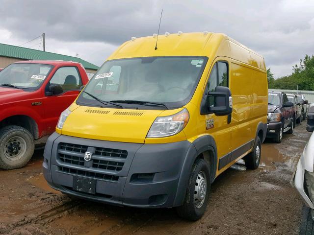 3C6TRVBG7EE122807 - 2014 RAM PROMASTER 黄色 照片 2