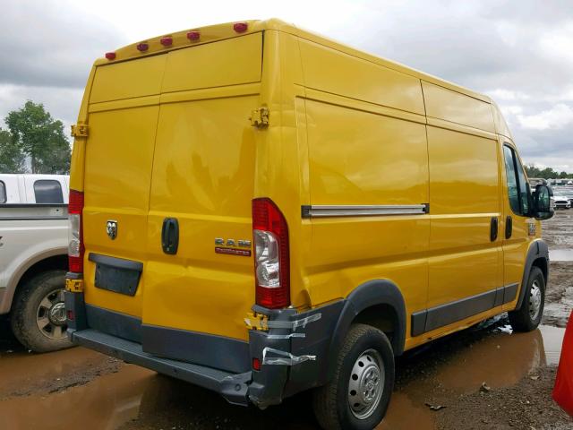 3C6TRVBG7EE122807 - 2014 RAM PROMASTER 黄色 照片 4