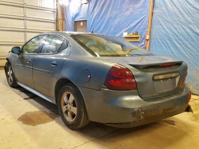 2G2WP552171135455 - 2007 PONTIAC GRAND PRIX TEAL photo 3