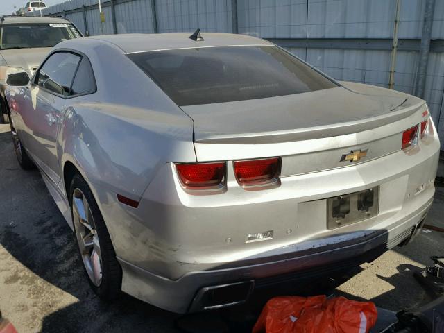 2G1FK1EJ6B9158873 - 2011 CHEVROLET CAMARO 2SS SILVER photo 3