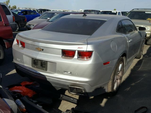 2G1FK1EJ6B9158873 - 2011 CHEVROLET CAMARO 2SS SILVER photo 4