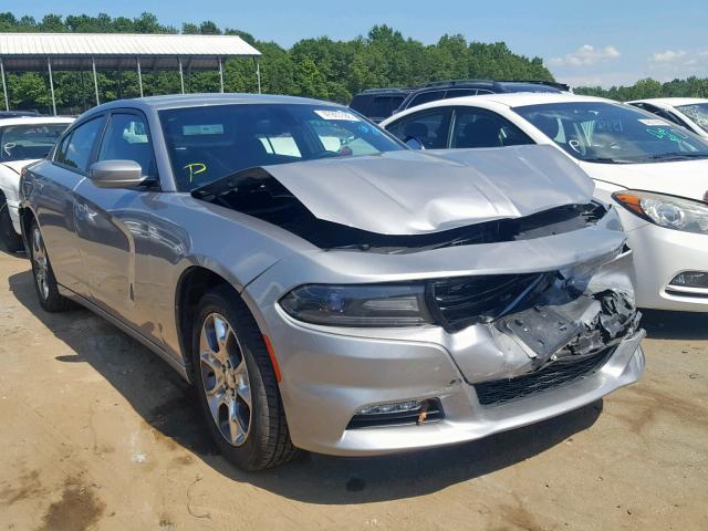 2C3CDXJG9GH341252 - 2016 DODGE CHARGER SX SILVER photo 1