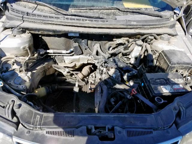 KNAFU4A25A5144327 - 2010 KIA FORTE EX SILVER photo 7