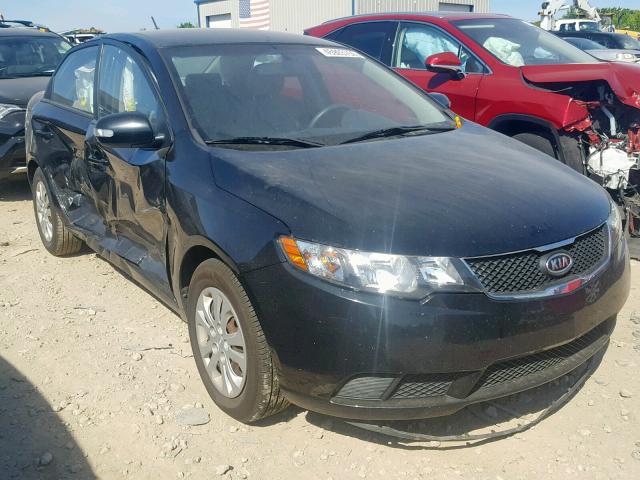 KNAFU4A22A5058196 - 2010 KIA FORTE EX BLACK photo 1