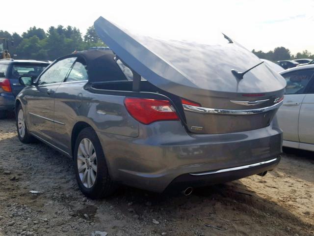 1C3BCBEG6CN271240 - 2012 CHRYSLER 200 TOURIN GRAY photo 3