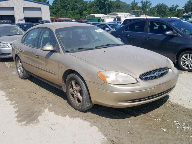 1FAFP5529YA232041 - 2000 FORD TAURUS SES TAN photo 1