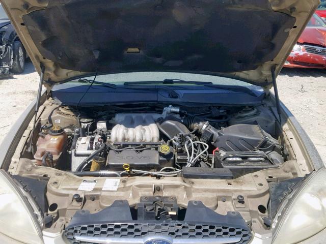 1FAFP5529YA232041 - 2000 FORD TAURUS SES TAN photo 7