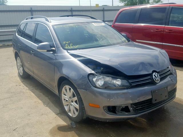 3VWML7AJ7DM644443 - 2013 VOLKSWAGEN JETTA TDI GRAY photo 1