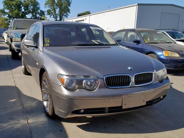 WBAGL63462DP52740 - 2002 BMW 745 I GRAY photo 1