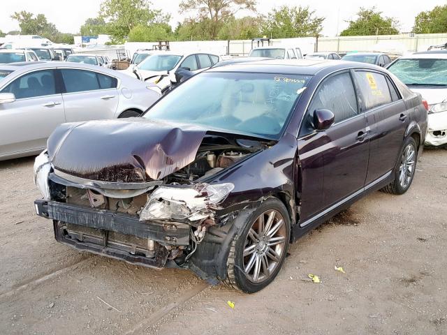 4T1BK3DB3CU446166 - 2012 TOYOTA AVALON BAS BURGUNDY photo 2