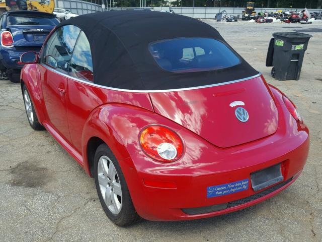 3VWSF31Y76M314714 - 2006 VOLKSWAGEN NEW BEETLE Qırmızı foto 3