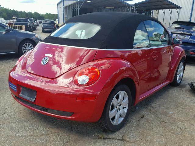 3VWSF31Y76M314714 - 2006 VOLKSWAGEN NEW BEETLE Qırmızı foto 4