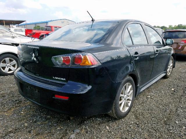 JA32U2FUXGU005873 - 2016 MITSUBISHI LANCER ES BLACK photo 4