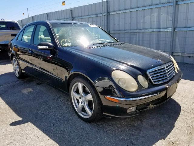 WDBUF65J94A428006 - 2004 MERCEDES-BENZ E 320 BLACK photo 1