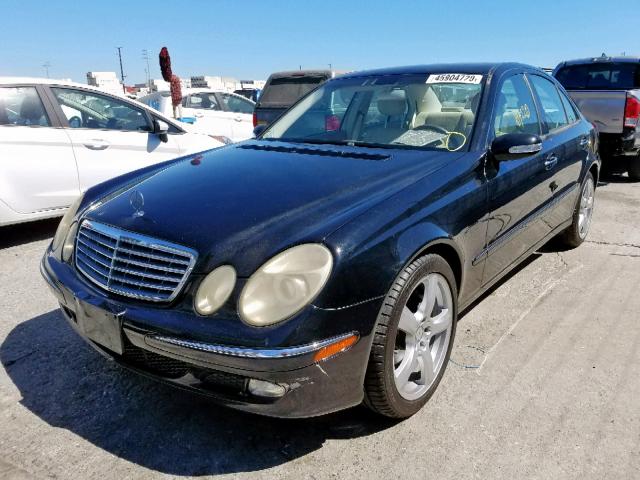 WDBUF65J94A428006 - 2004 MERCEDES-BENZ E 320 BLACK photo 2