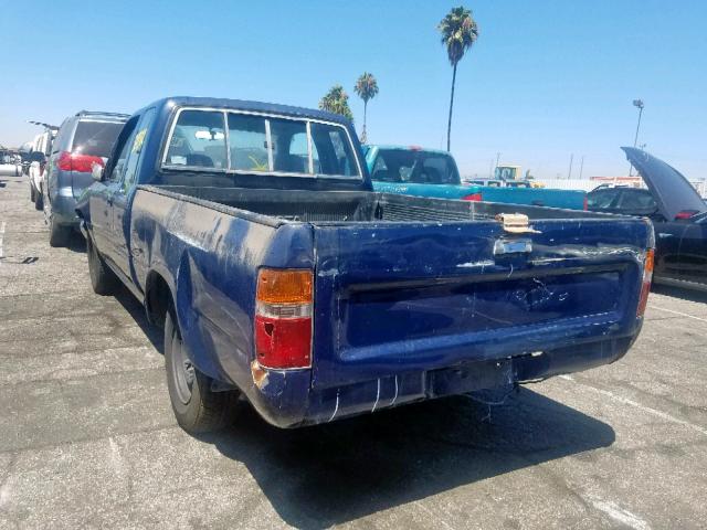 JT4RN93P6K0009746 - 1989 TOYOTA PICKUP 1/2 BLUE photo 3