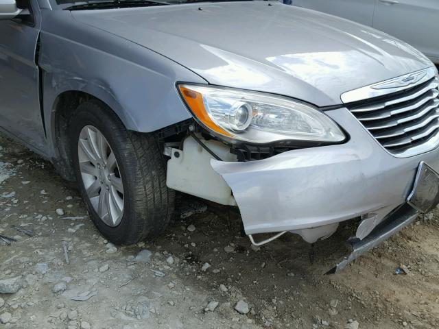 1C3CCBBG5DN532268 - 2013 CHRYSLER 200 TOURIN SILVER photo 9