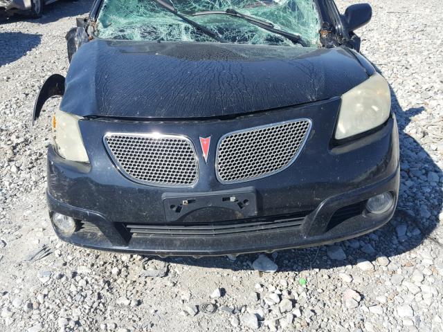 5Y2SL63875Z415422 - 2005 PONTIAC VIBE BLACK photo 7