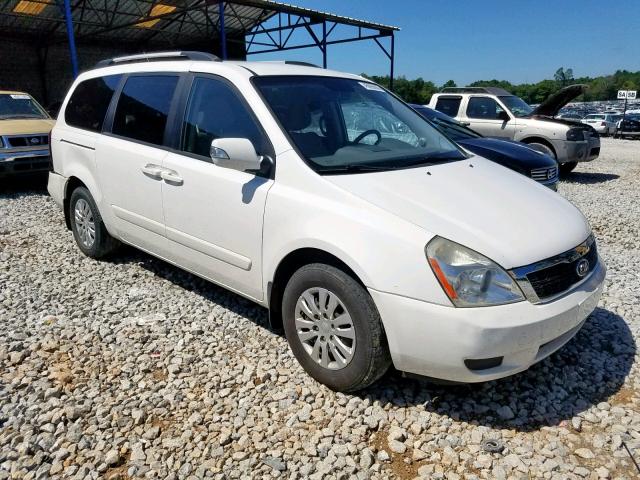 KNDMG4C79B6369890 - 2011 KIA SEDONA LX WHITE photo 1