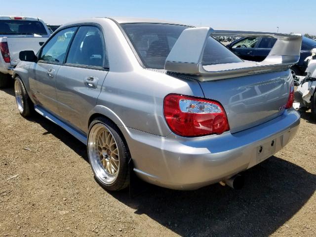 JF1GD70665L509165 - 2005 SUBARU IMPREZA WR GRAY photo 3