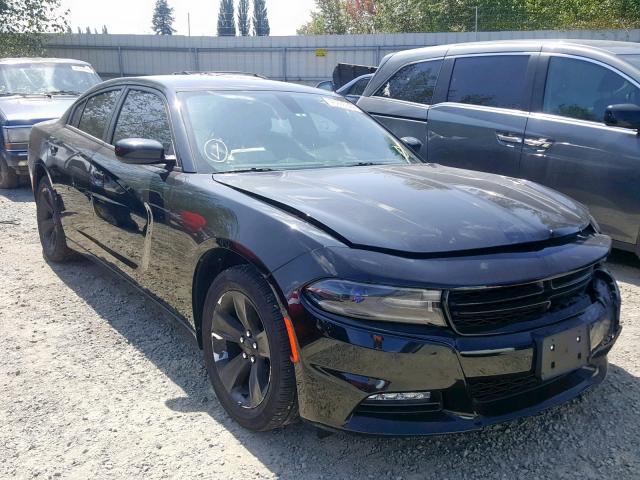 2C3CDXHG0HH523980 - 2017 DODGE CHARGER SX BLACK photo 1