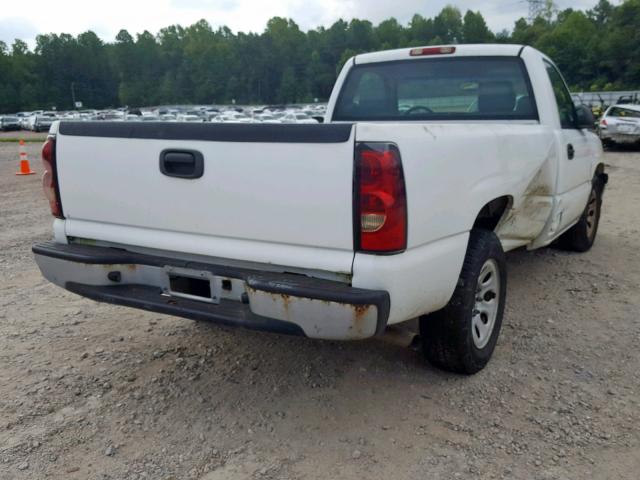 1GCEC14X46Z297353 - 2006 CHEVROLET SILVERADO WHITE photo 4