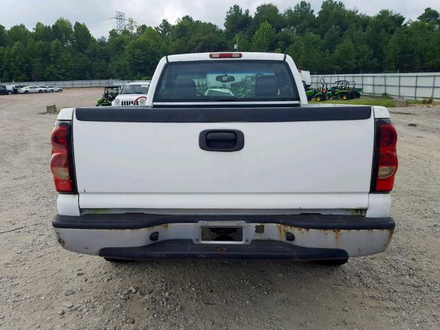 1GCEC14X46Z297353 - 2006 CHEVROLET SILVERADO WHITE photo 6