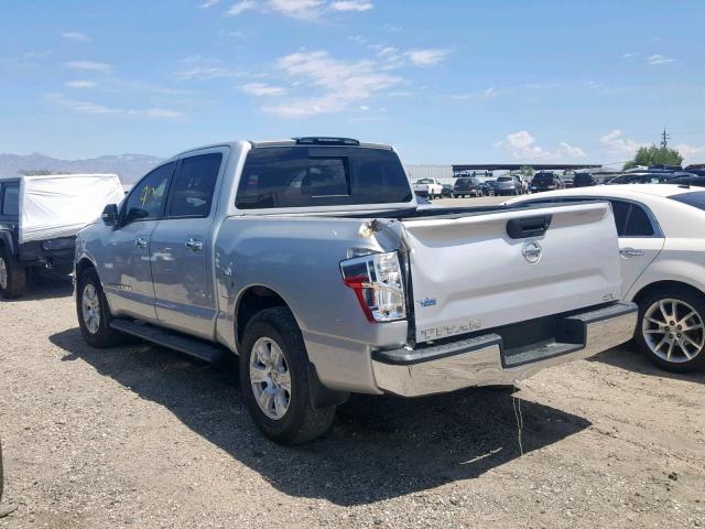 1N6AA1EK2JN503001 - 2018 NISSAN TITAN S SILVER photo 3