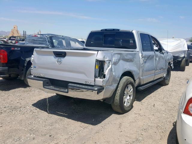 1N6AA1EK2JN503001 - 2018 NISSAN TITAN S SILVER photo 4