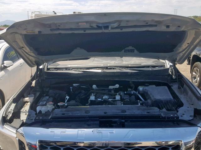 1N6AA1EK2JN503001 - 2018 NISSAN TITAN S SILVER photo 7