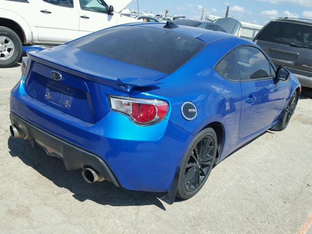 JF1ZCAC17E9602976 - 2014 SUBARU BRZ 2.0 LI BLUE photo 4