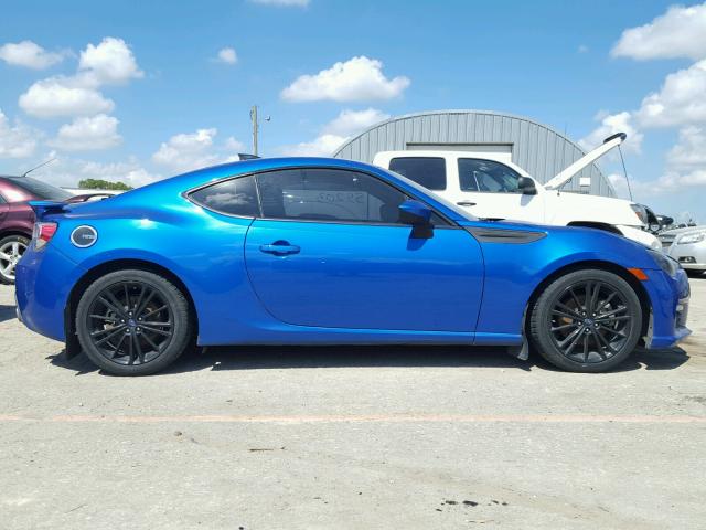 JF1ZCAC17E9602976 - 2014 SUBARU BRZ 2.0 LI BLUE photo 9