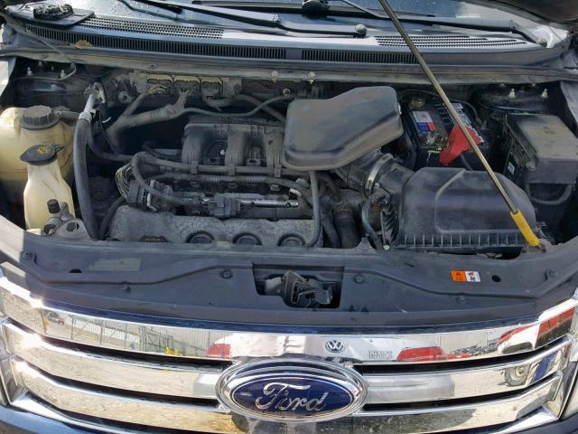 2FMDK3GCXABA01469 - 2010 FORD EDGE SE BLUE photo 7