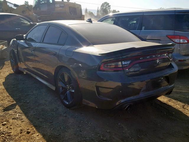 2C3CDXGJ6KH615681 - 2019 DODGE CHARGER SC CHARCOAL photo 3