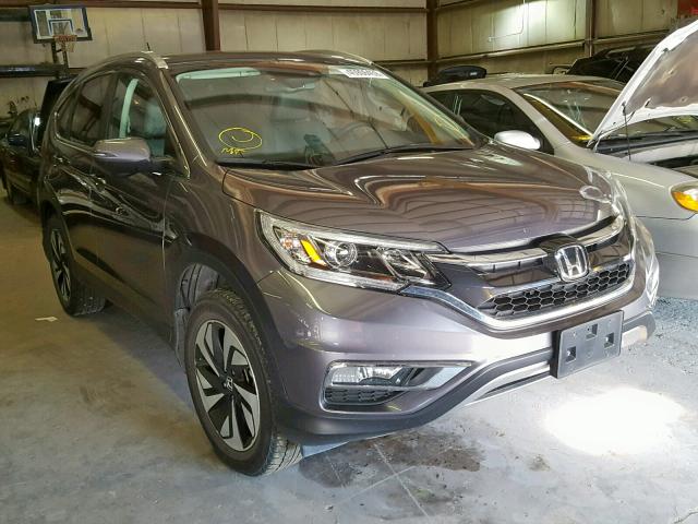 5J6RM4H93FL099081 - 2015 HONDA CR-V TOURI GRAY photo 1