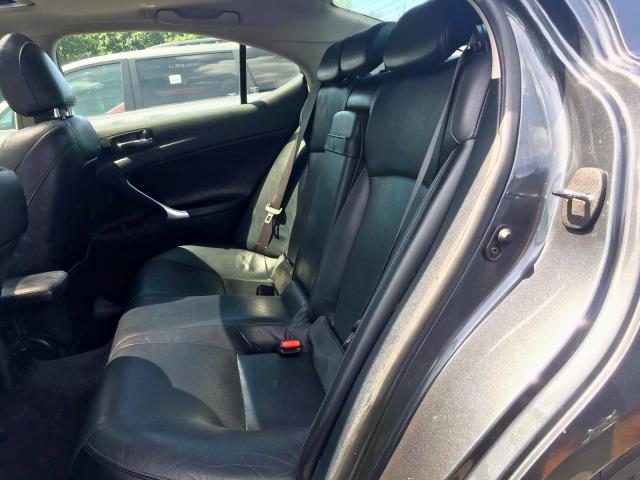 JTHBE262065003666 - 2006 LEXUS IS 350 BLACK photo 8