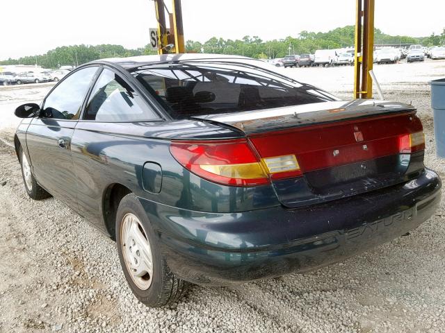 1G8ZG1276VZ100152 - 1997 SATURN SC2 GREEN photo 3