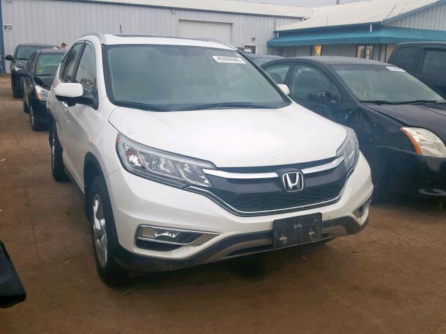 5J6RM4H73FL133311 - 2015 HONDA CR-V EXL WHITE photo 1