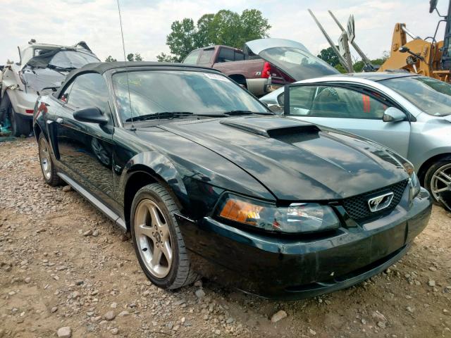 1FAFP45X03F409982 - 2003 FORD MUSTANG GT BLACK photo 1