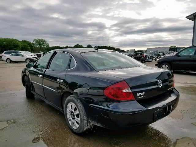 2G4WC582161214038 - 2006 BUICK LACROSSE C BLACK photo 3