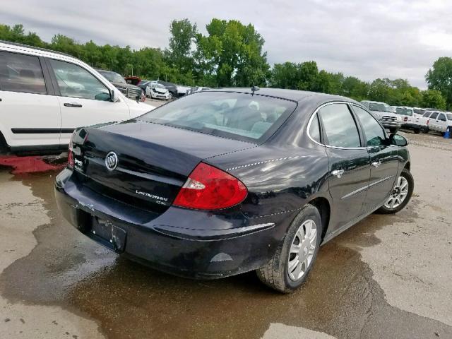 2G4WC582161214038 - 2006 BUICK LACROSSE C BLACK photo 4