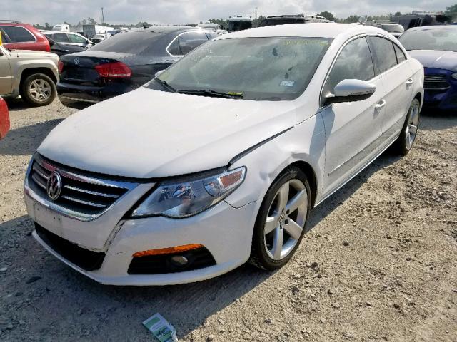 WVWHN7AN7BE725432 - 2011 VOLKSWAGEN CC LUXURY WHITE photo 2