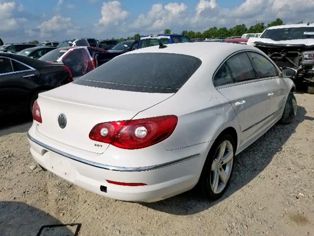 WVWHN7AN7BE725432 - 2011 VOLKSWAGEN CC LUXURY WHITE photo 4