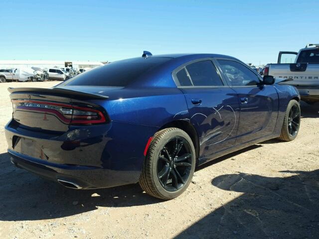 2C3CDXHG2HH515203 - 2017 DODGE CHARGER SX BLACK photo 4